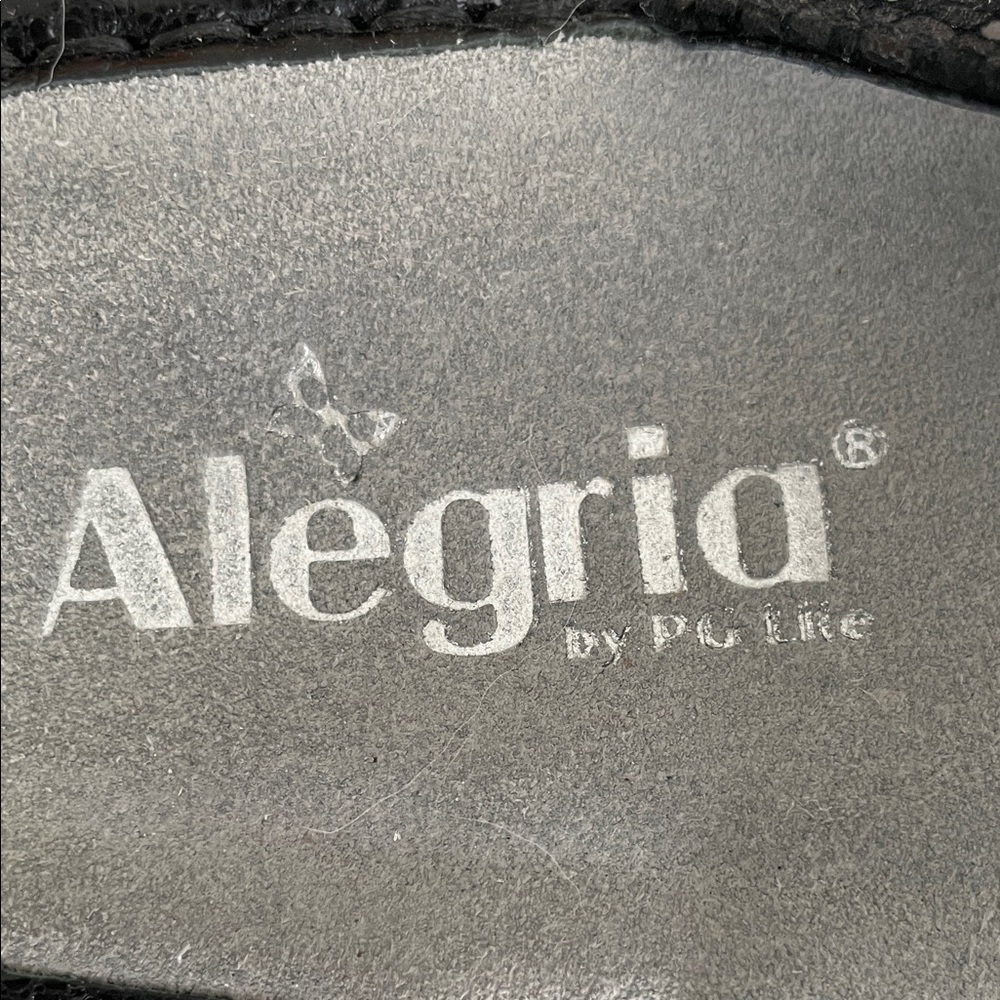 ALEGRIA •  Women's Black Strappy Sandals • 37 - Picture 2 of 13